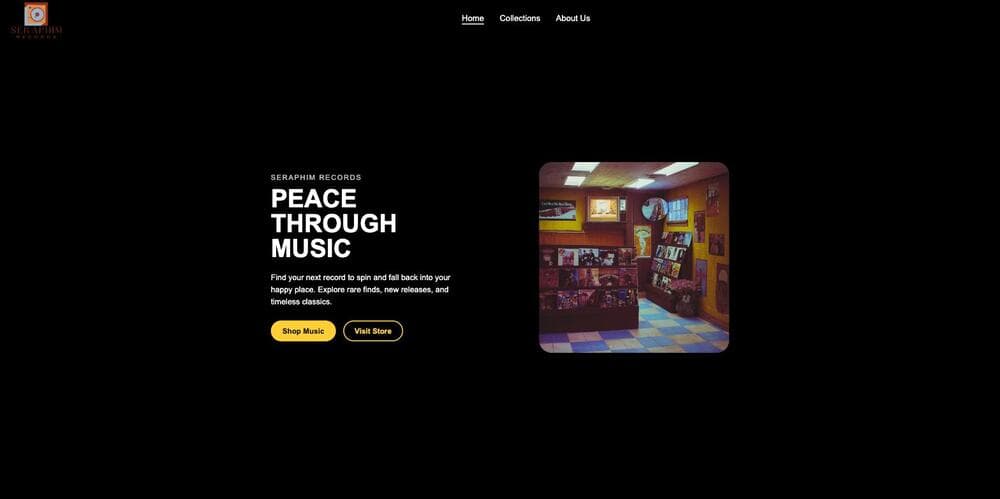 Seraphim Records — live interface